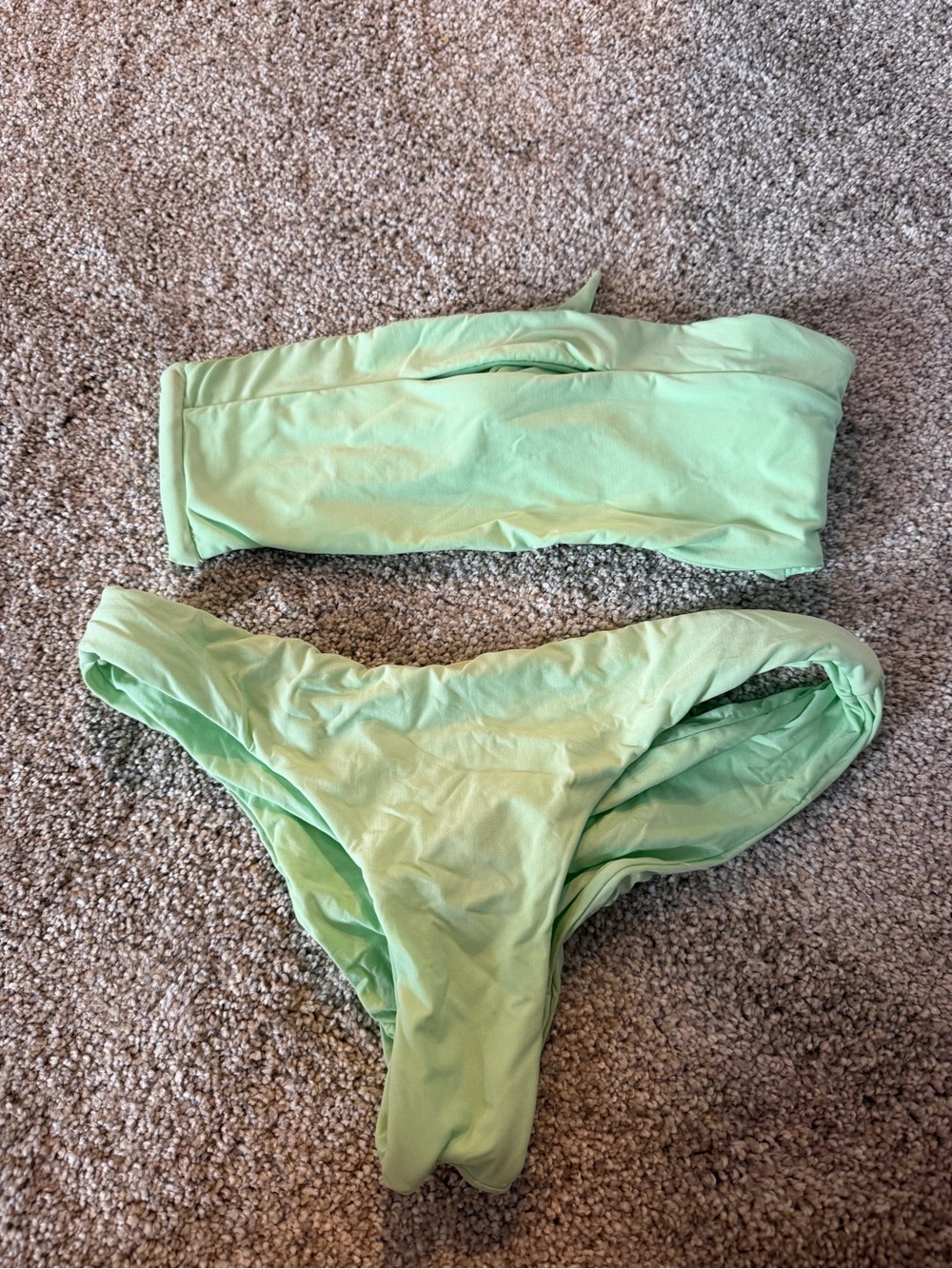PQ Swim Mint Green Bandeau Bikini Set
